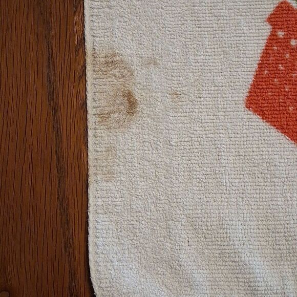 Vintage tulips design terry cloth tablecloth - 50" X 40" - Picture 5 of 6